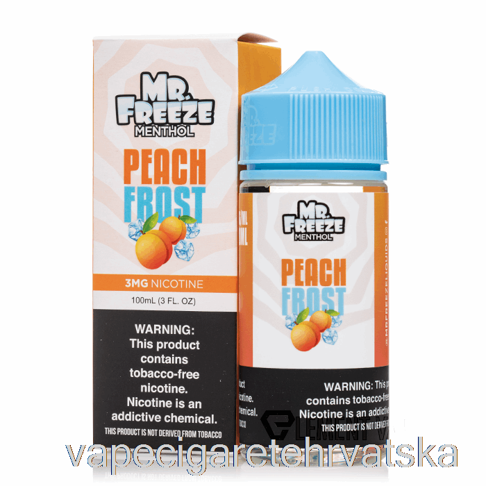 Vape Cigarete Peach Frost - Mr Freeze - 100ml 3mg